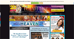 Desktop Screenshot of elijahlist.com