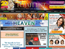 Tablet Screenshot of elijahlist.com